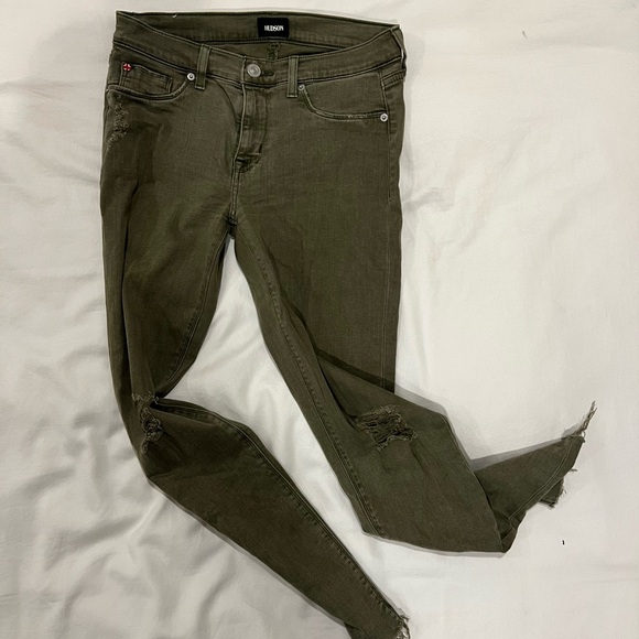 Hudson Jeans Olive Green Women's Jeans - Picture 1 of 4